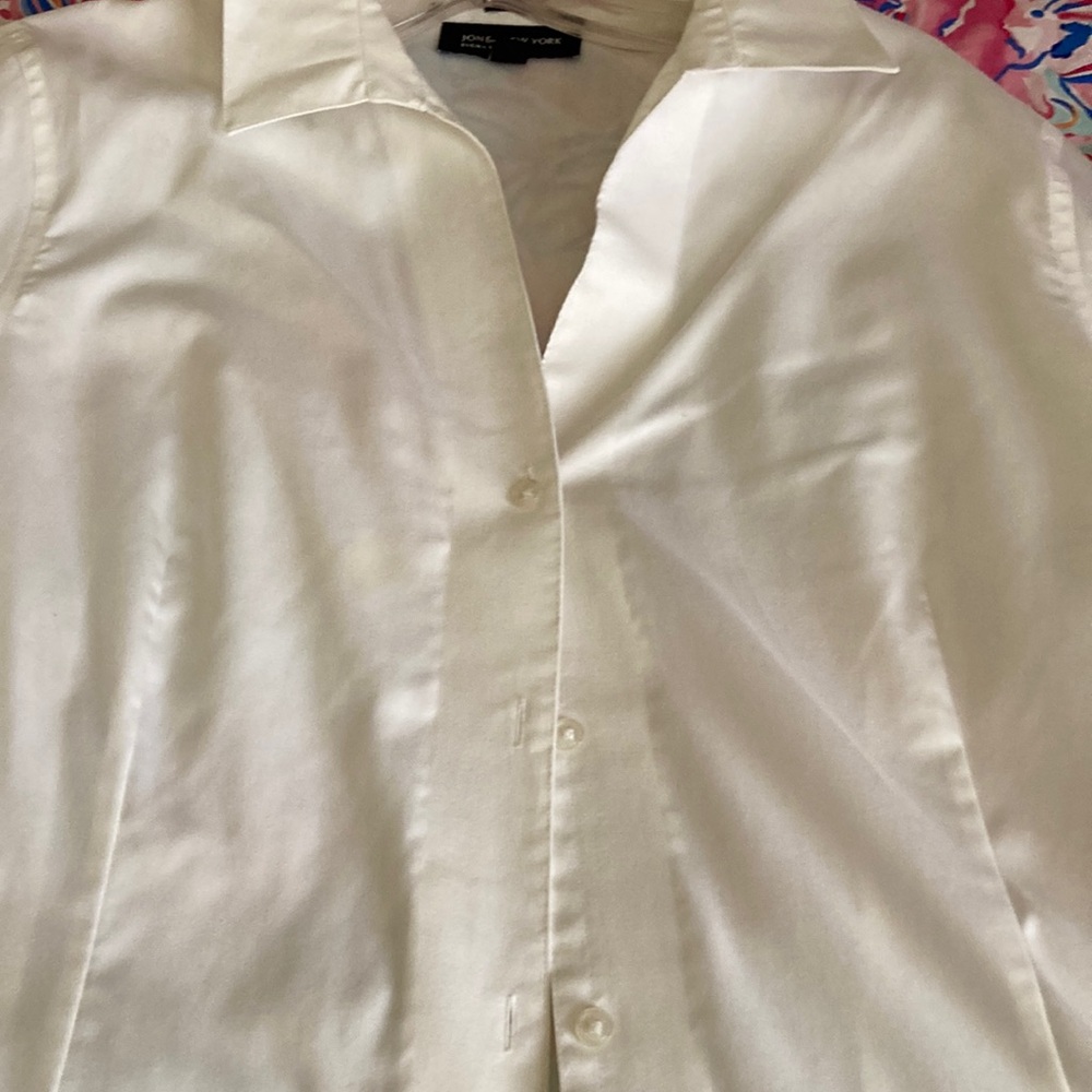 Classic White Womens white blouse - Picture 3 of 6